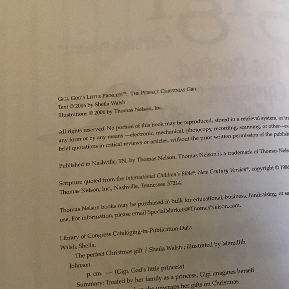 Gigi The Perfect Christmas Gift book - Picture 4 of 8